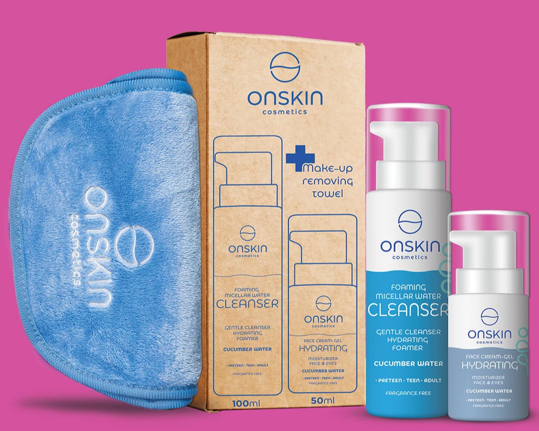 Onskin Travel Safe Set Micellar + Cream + Towel