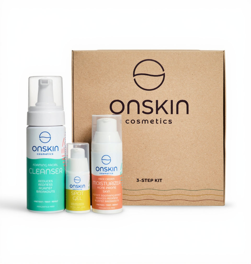 Onskin 3 Step Kit for Acne Prone Skin