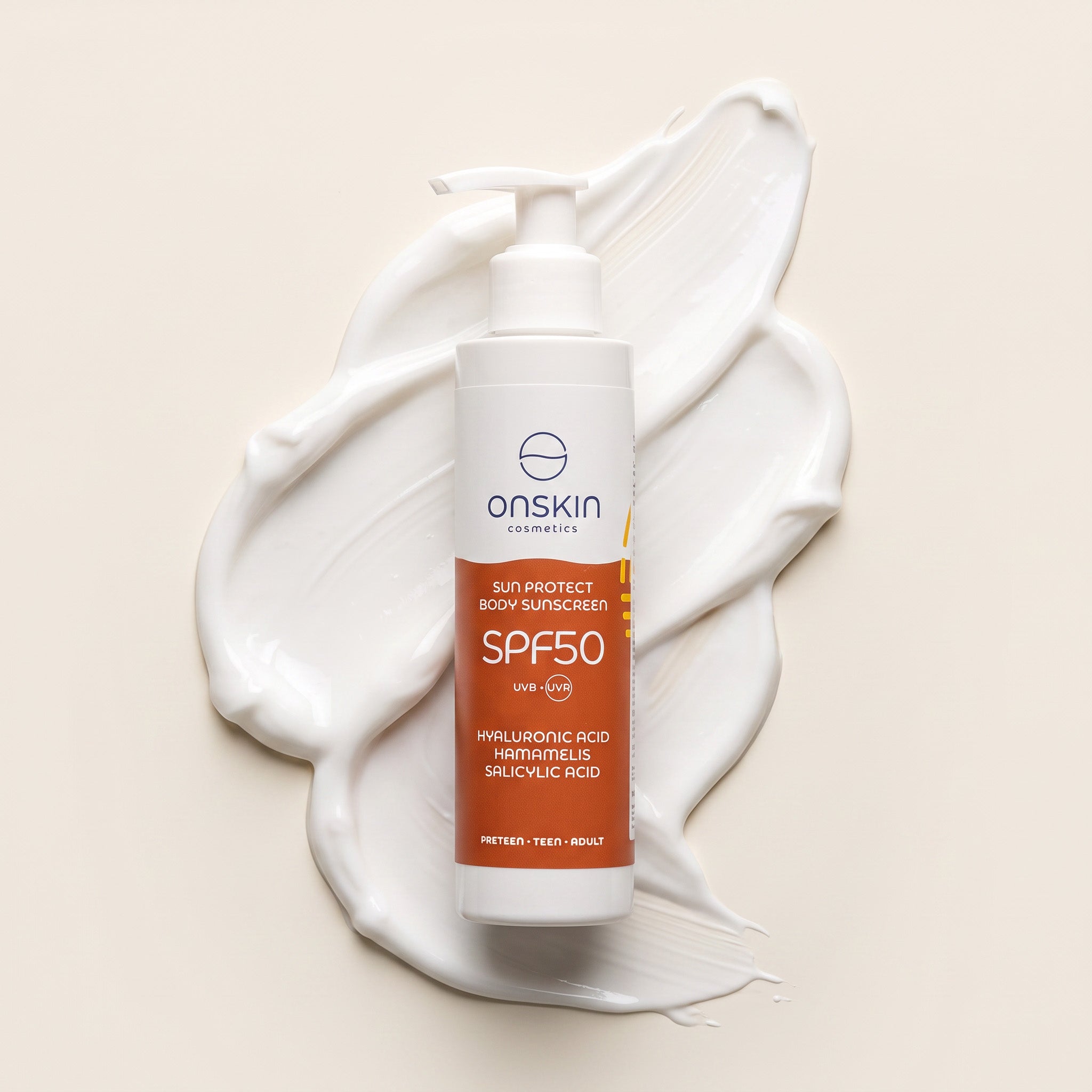 Onskin Sun Protect Body Sunscreen SPF50 150ml
