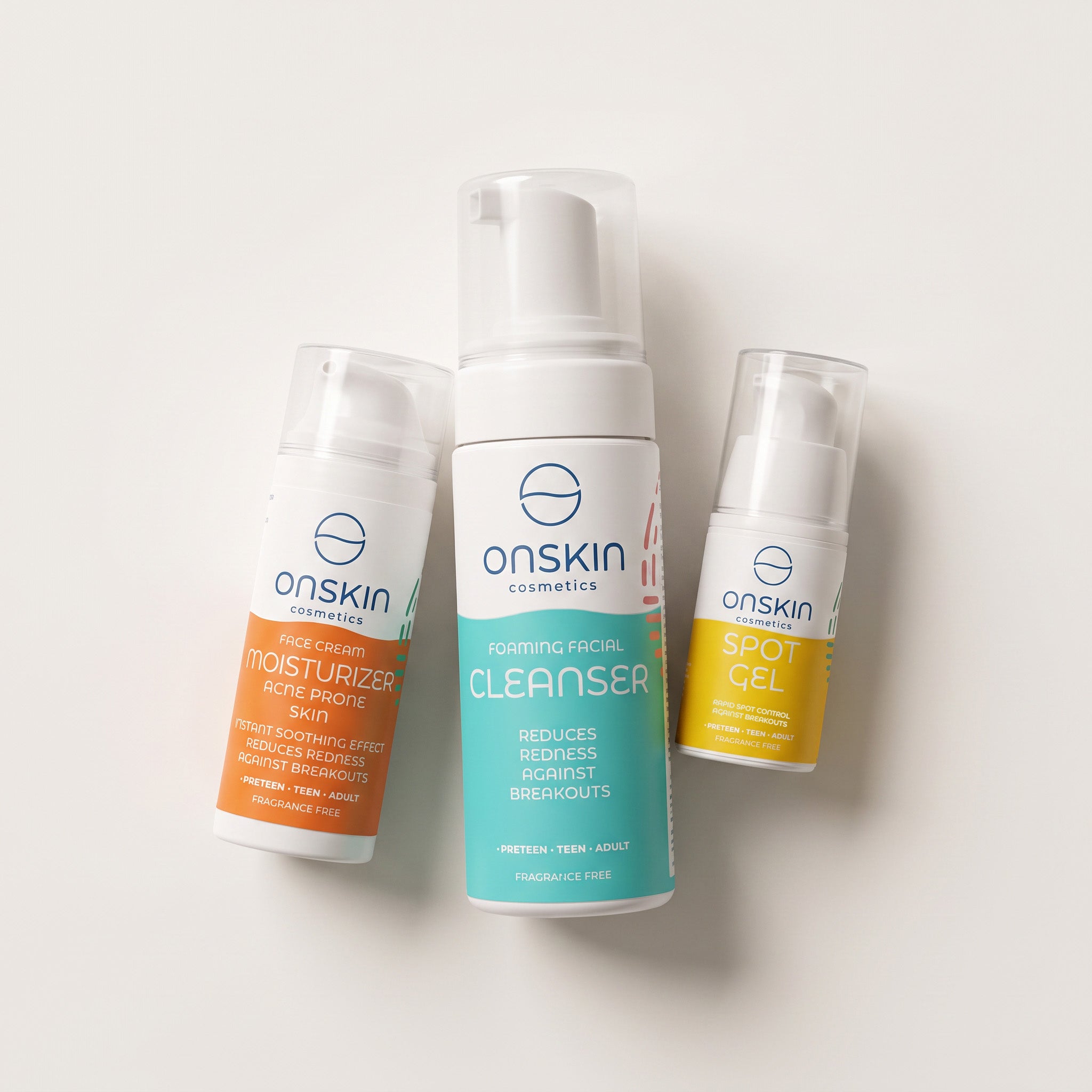 Onskin 3 Step Kit for Acne Prone Skin