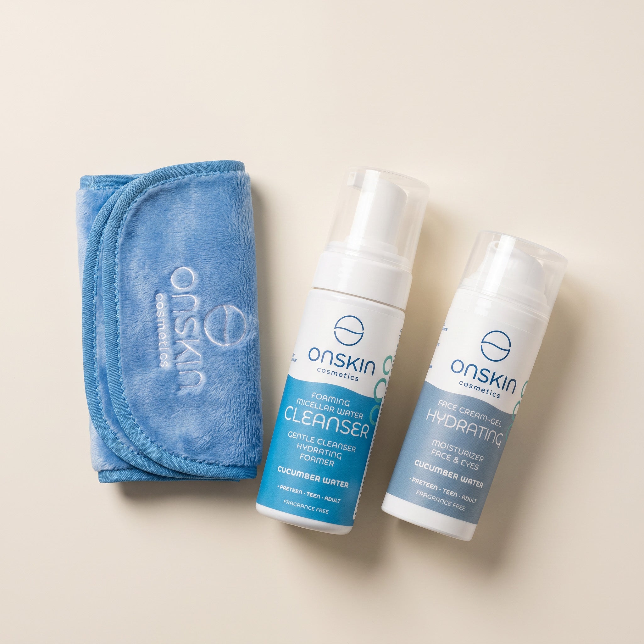Onskin Travel Safe Set Micellar + Cream + Towel