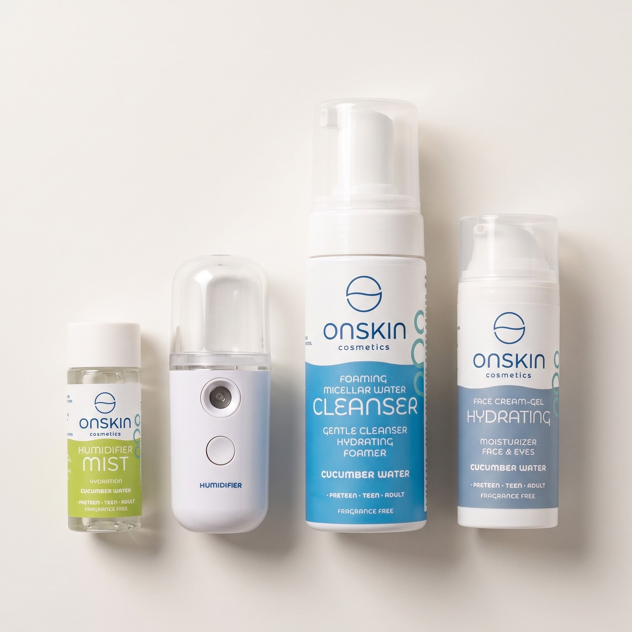 Onskin Humidifier Kit with Cucumber Water