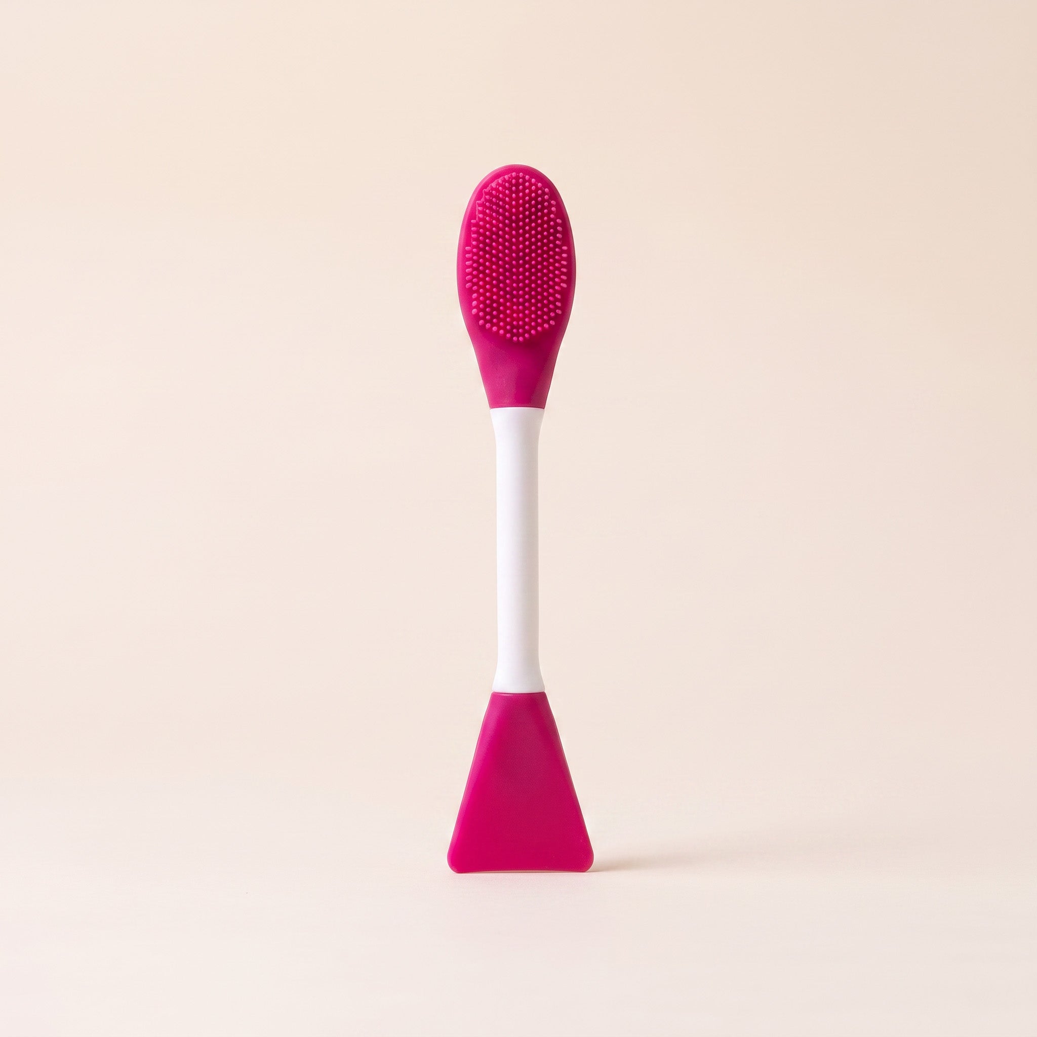 Onskin Face Spatula & Scrub Fuchsia