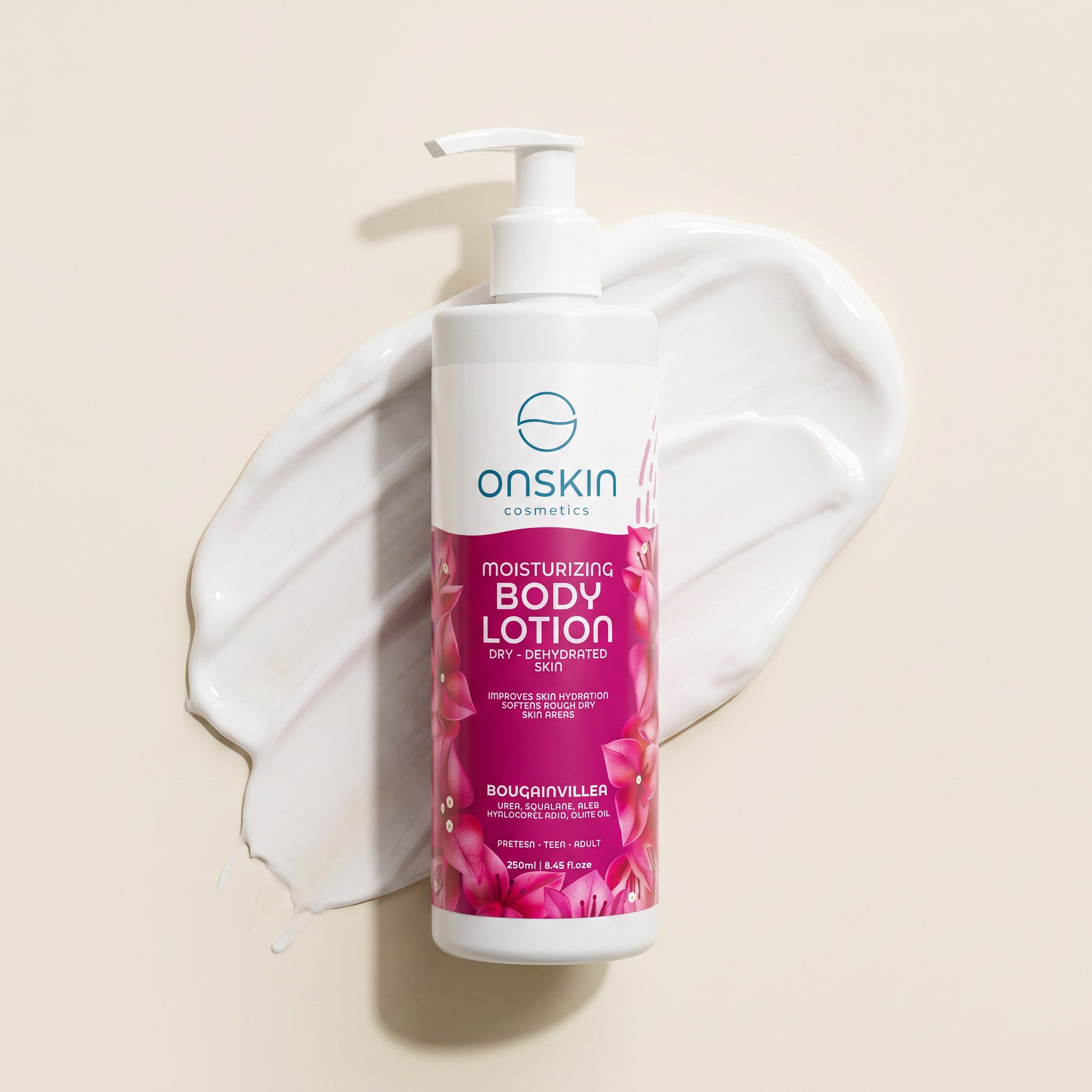 Onskin Moisturizing Body Lotion with Urea Bougainvillea 250ml