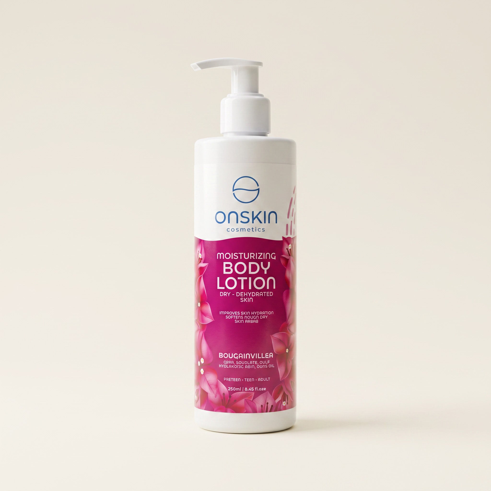 Onskin Moisturizing Body Lotion with Urea Bougainvillea 250ml