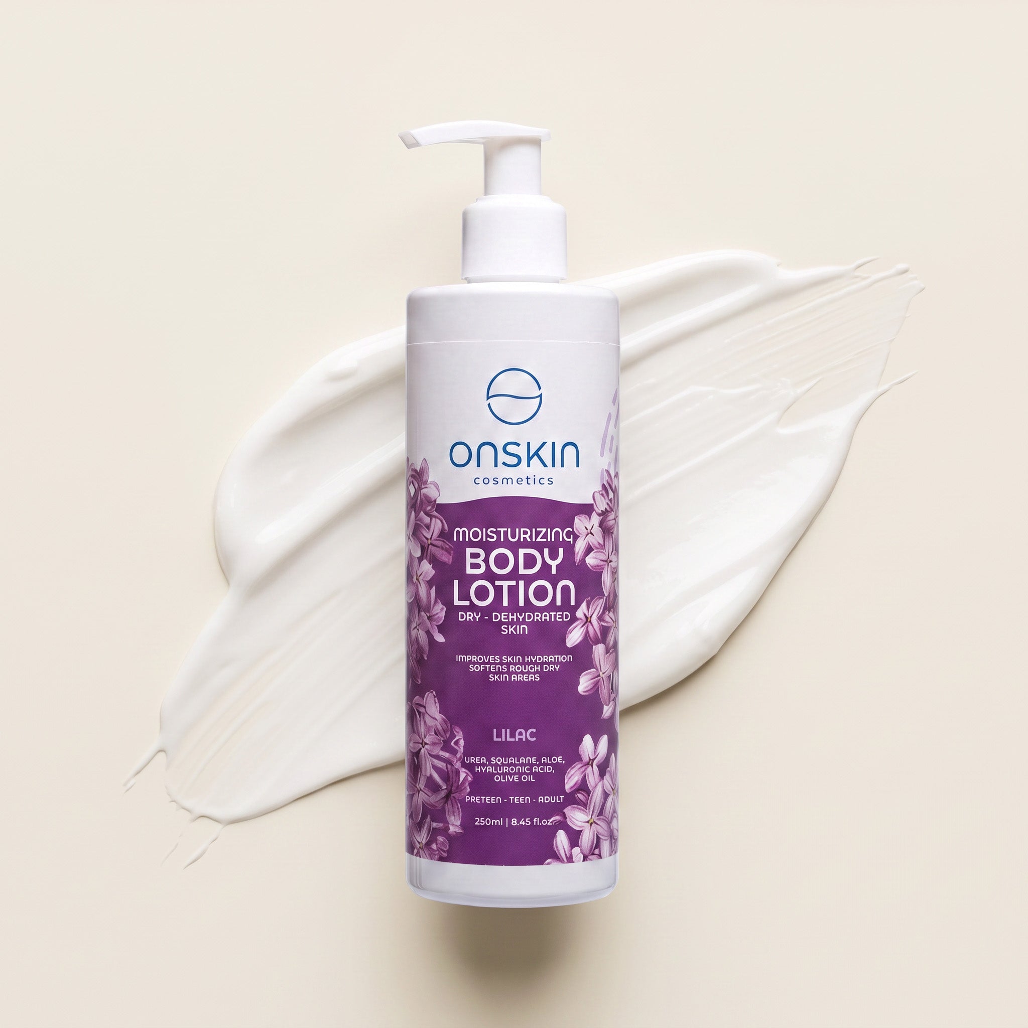 Onskin Moisturizing Body Lotion with Urea Lilac 250ml