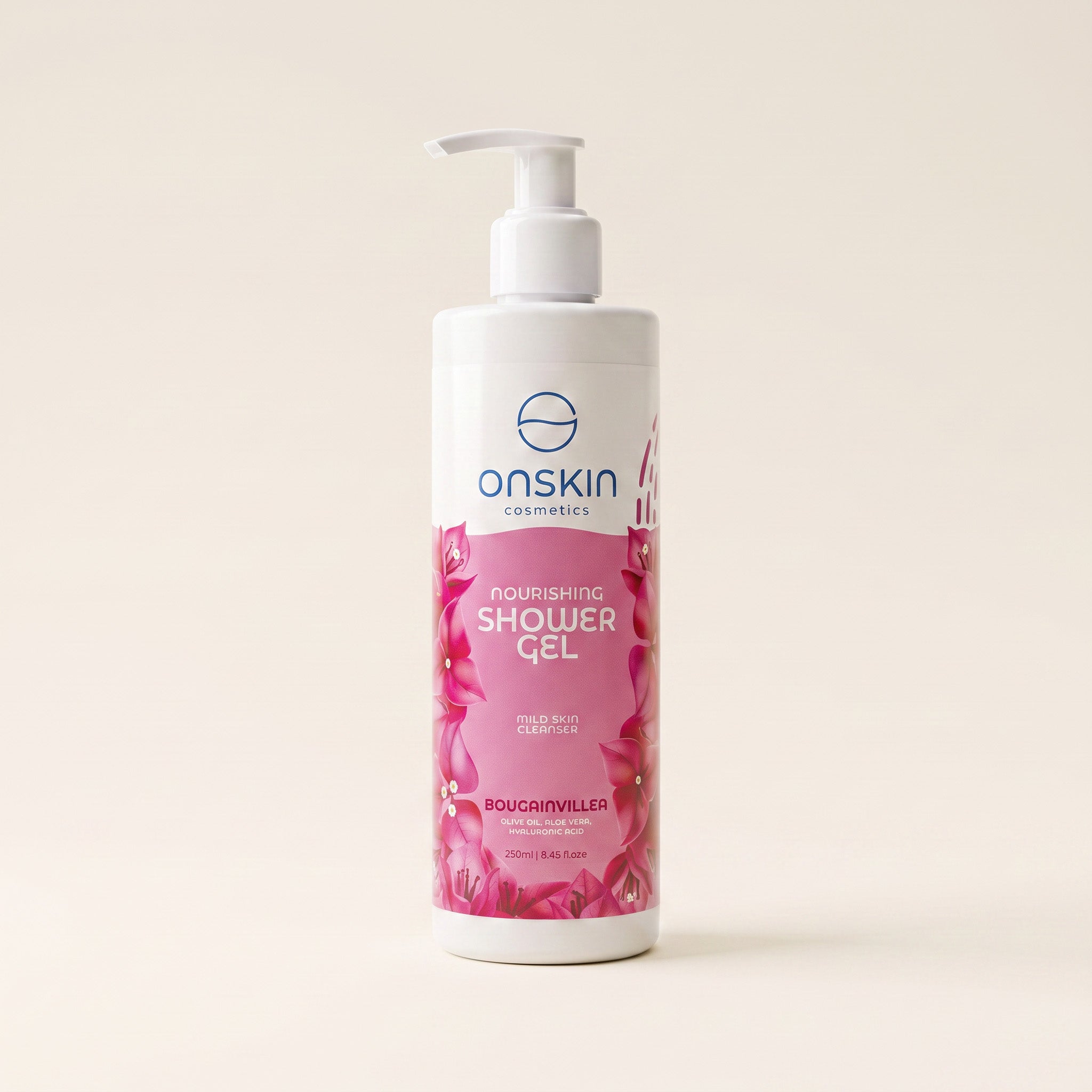 Onskin Nourishing Shower Gel with Olive Oil & Bougainvillea 250ml