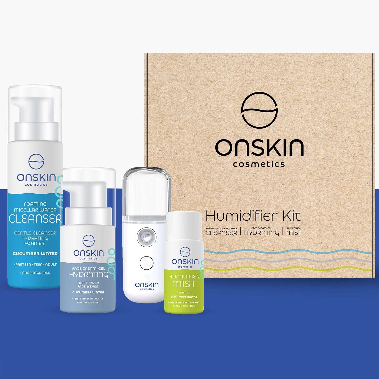 Onskin Humidifier Kit with Cucumber Water